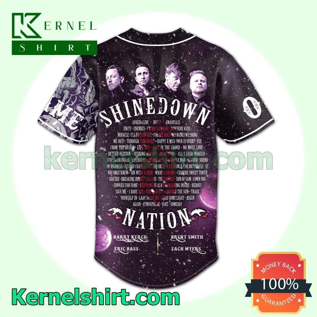 Shinedown Nation Custom Jerseys b