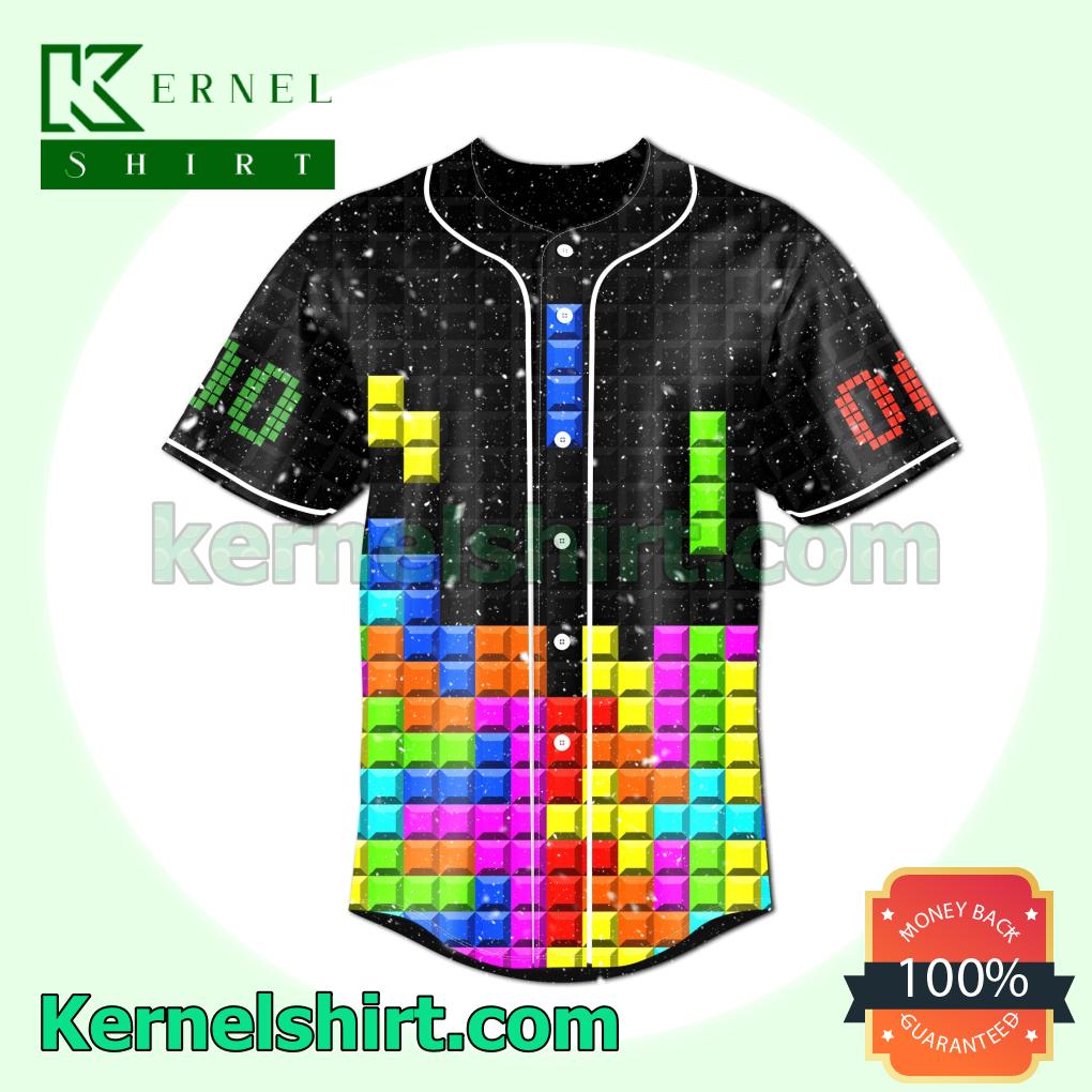 Tetris Game Custom Jerseys a