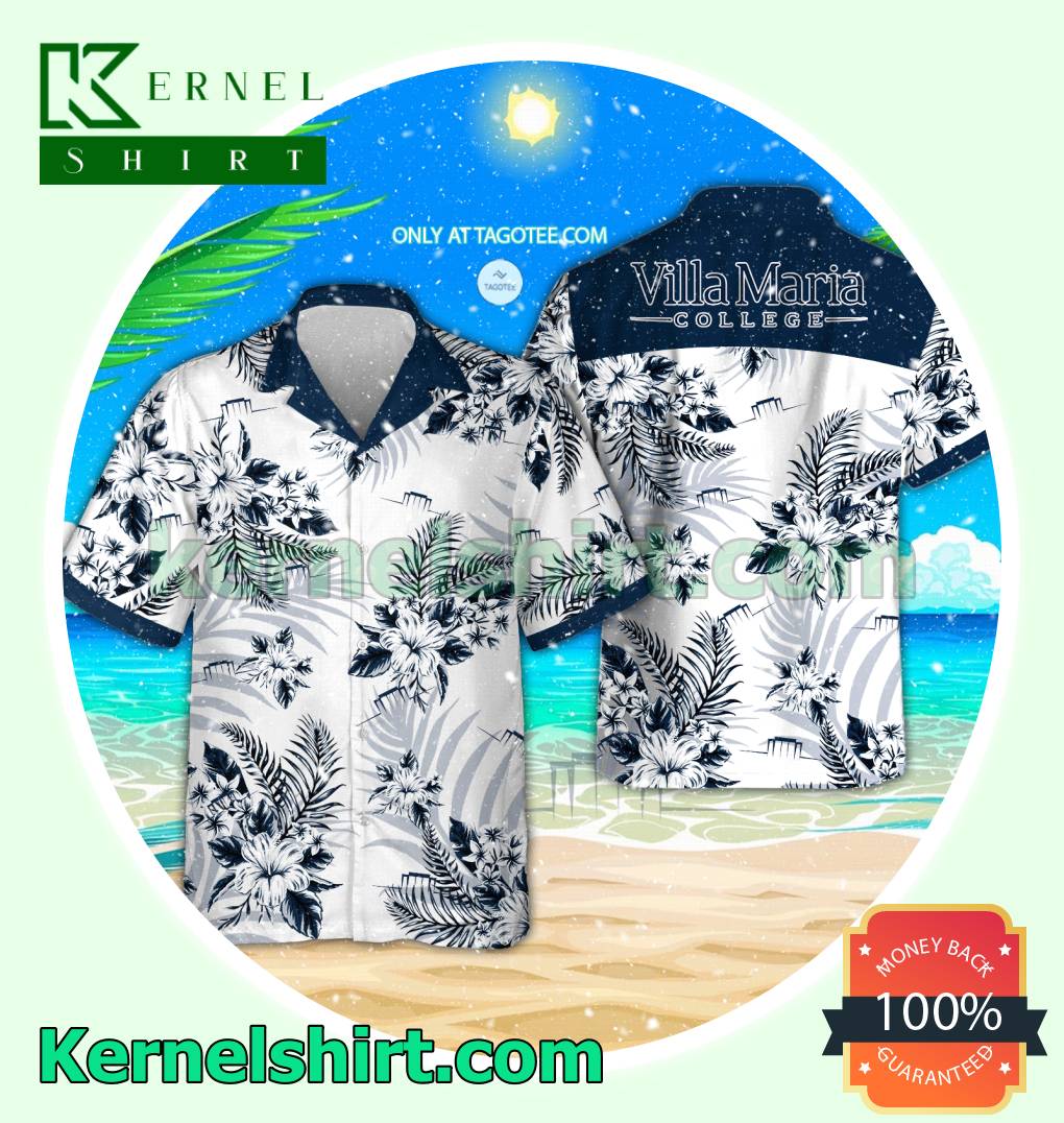 Villa Maria College Summer Shirt, Beach Shorts