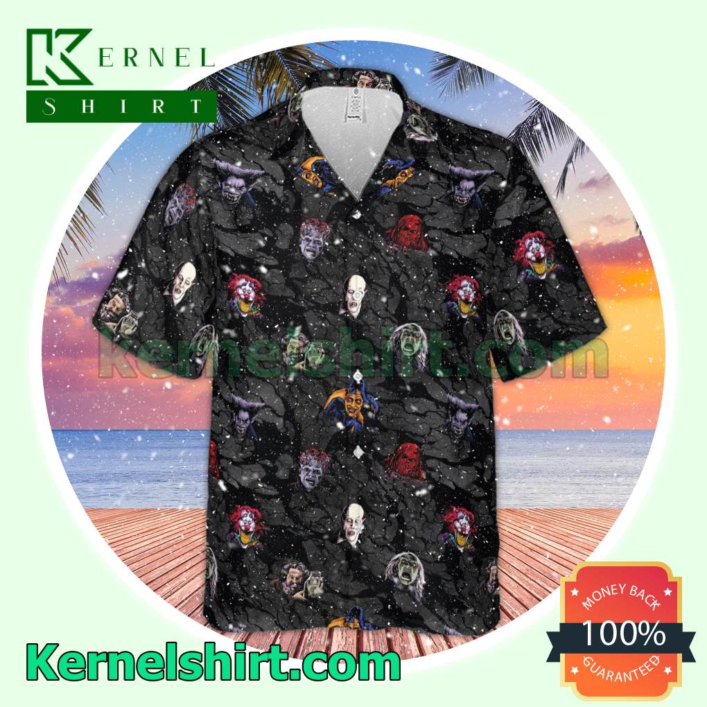 Great Cult Movie Characters Ghastly Grinner Nosferatu Aloha Casual Shirt