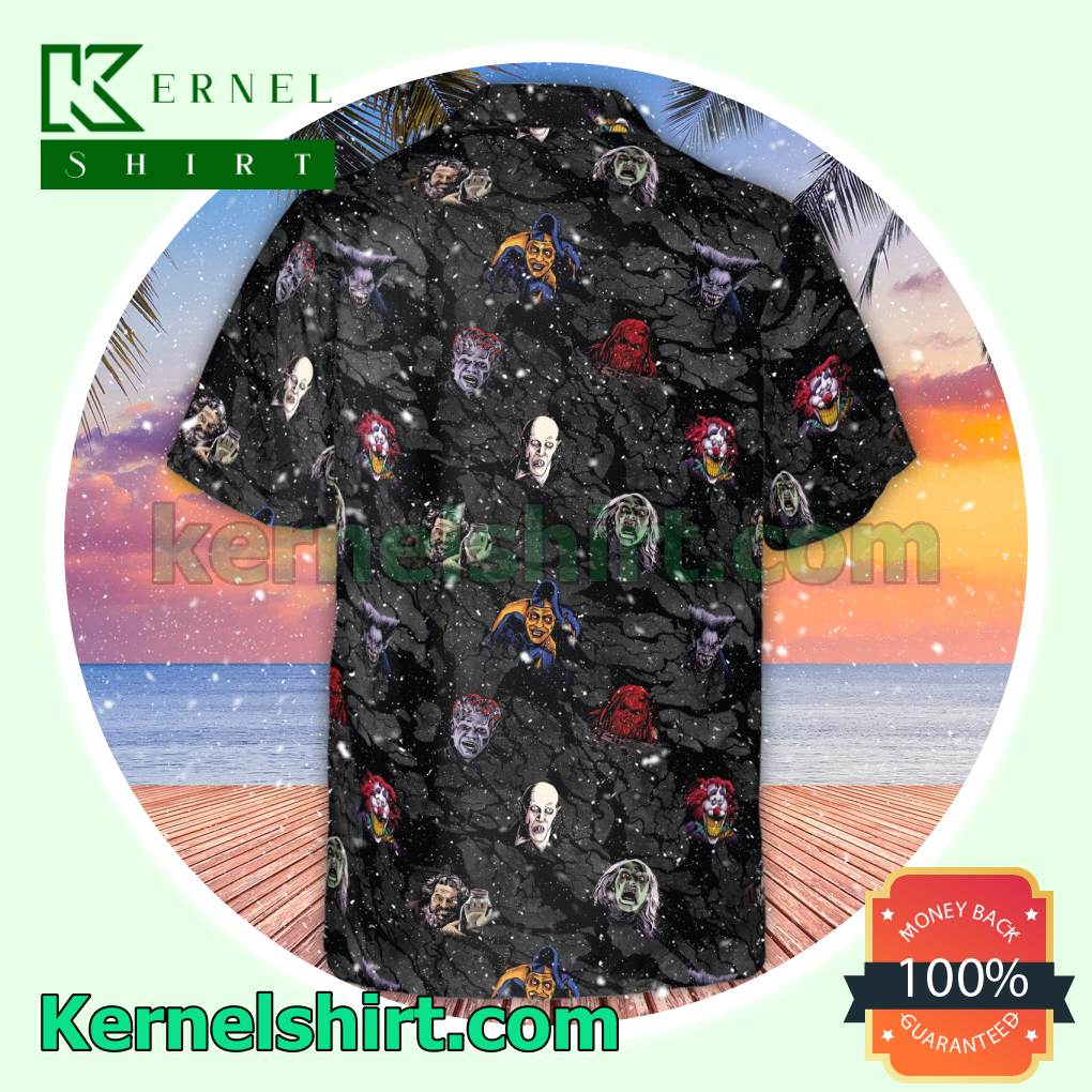 Drop Shipping Cult Movie Characters Ghastly Grinner Nosferatu Aloha Casual Shirt