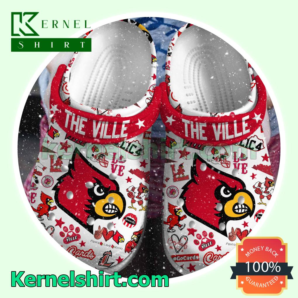 Louisville Cardinals The Ville Crocs Clogs