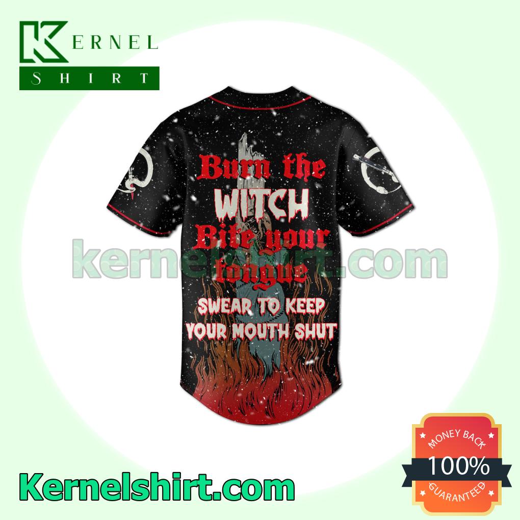 Fast Shipping Queens Of The Stone Age Burn The Witch Personalized Baseball Jersey
