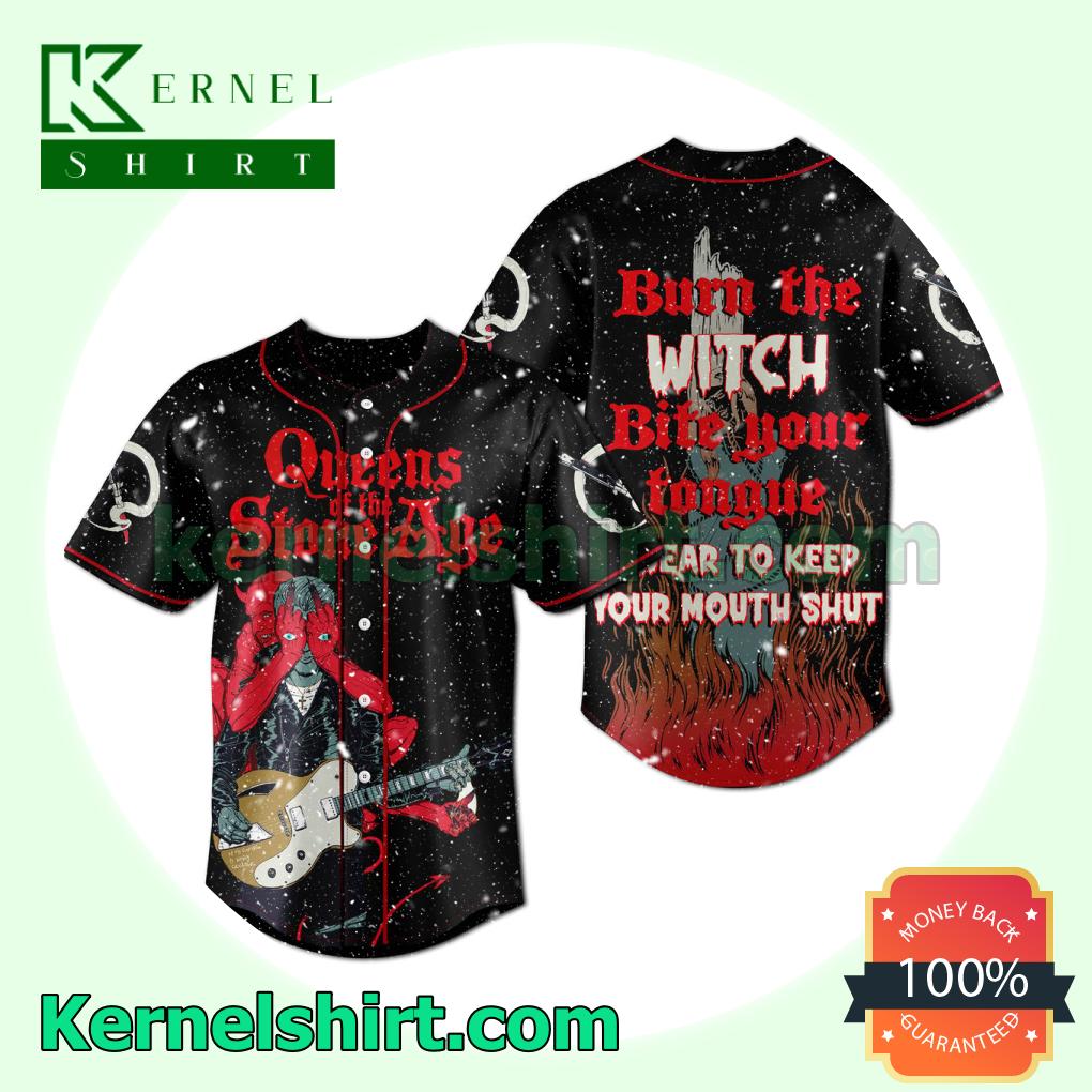 Queens Of The Stone Age Burn The Witch Personalized Baseball Jersey