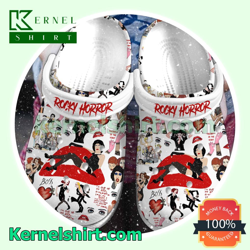 The Rocky Horror Picture Show Pattern Crocs Clogs