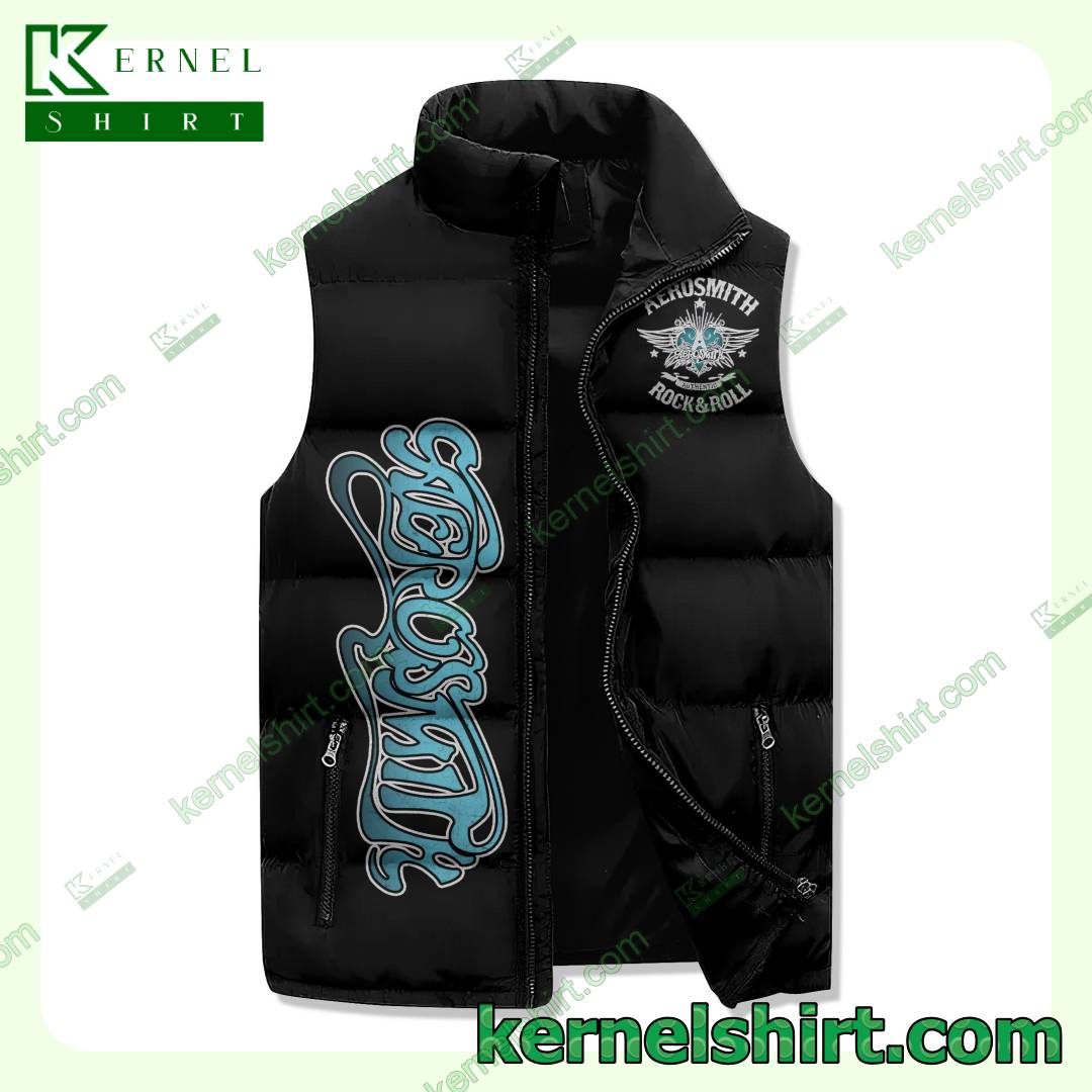 Luxury Aerosmith There's A Hole In My Soul But You're Still In My Head Quilted Puffer Vest