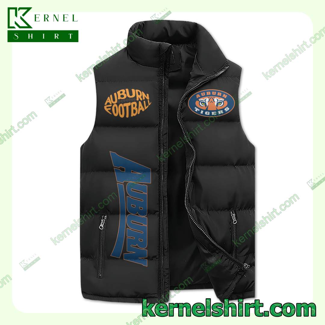 POD Auburn Tigers War Eagle Quilted Puffer Vest