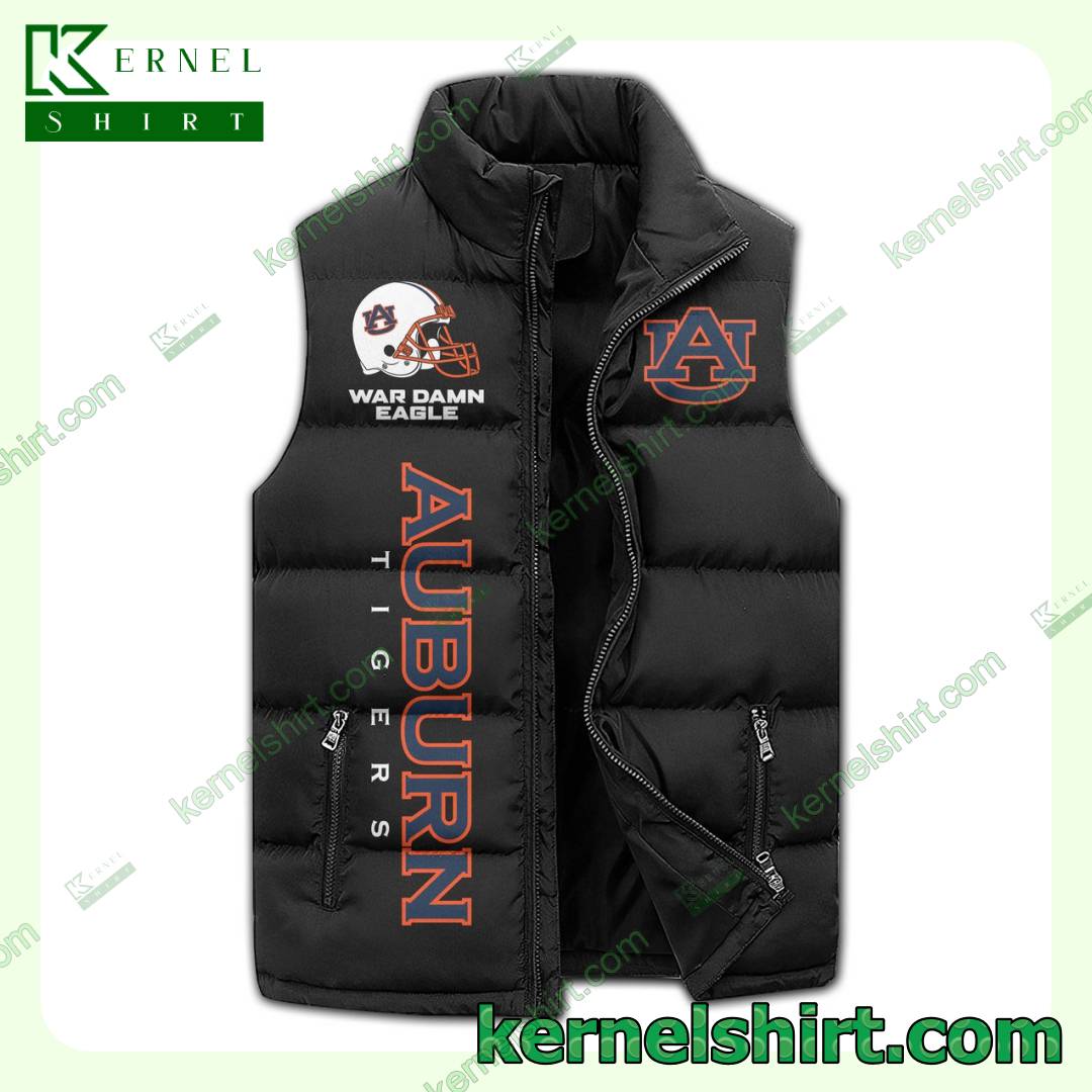 Top Rated Damn Right I Am A Auburn Tigers Fan Win Or Lose Winter Puffer Coat Vest