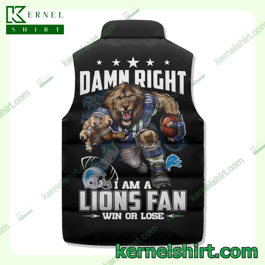 Detroit Lions Men's Full Print Vest Sleeveless T-Shirt Gym Clothing Vest