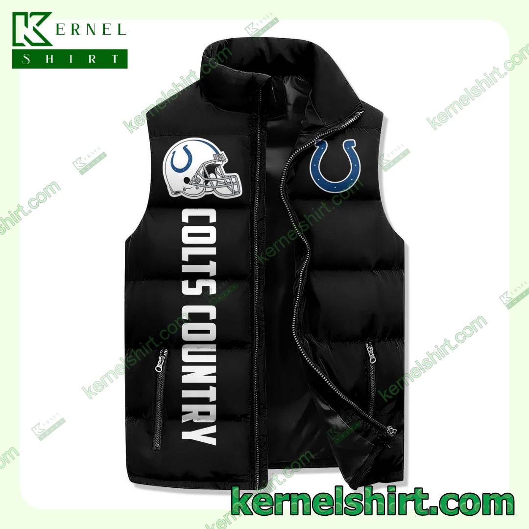 Fast Shipping I Am A Indianapolis Colts Fan Win Or Lose Men's Puffer Vest