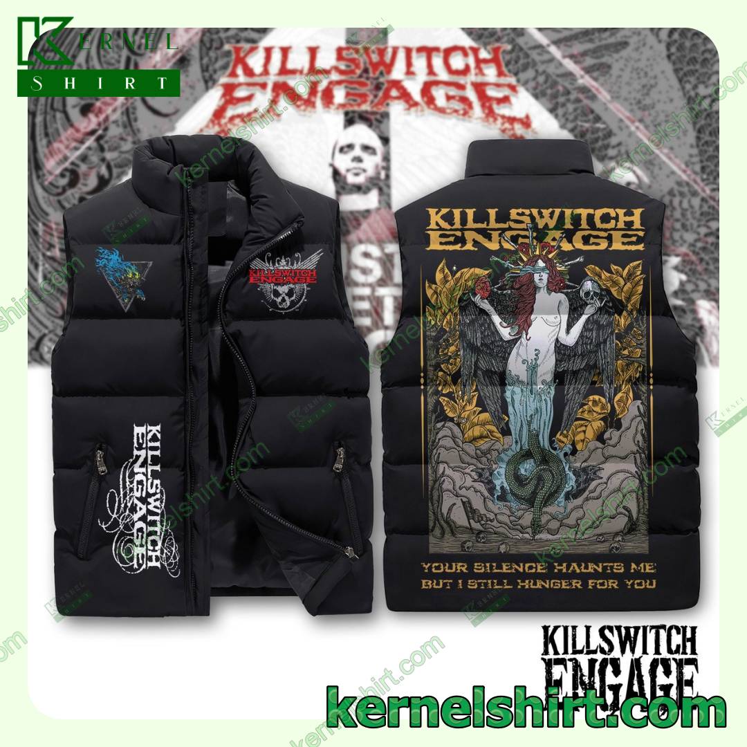 Killswitch Engage Your Silence Haunts Me But I Still Hunger For You Winter Puffer Vest