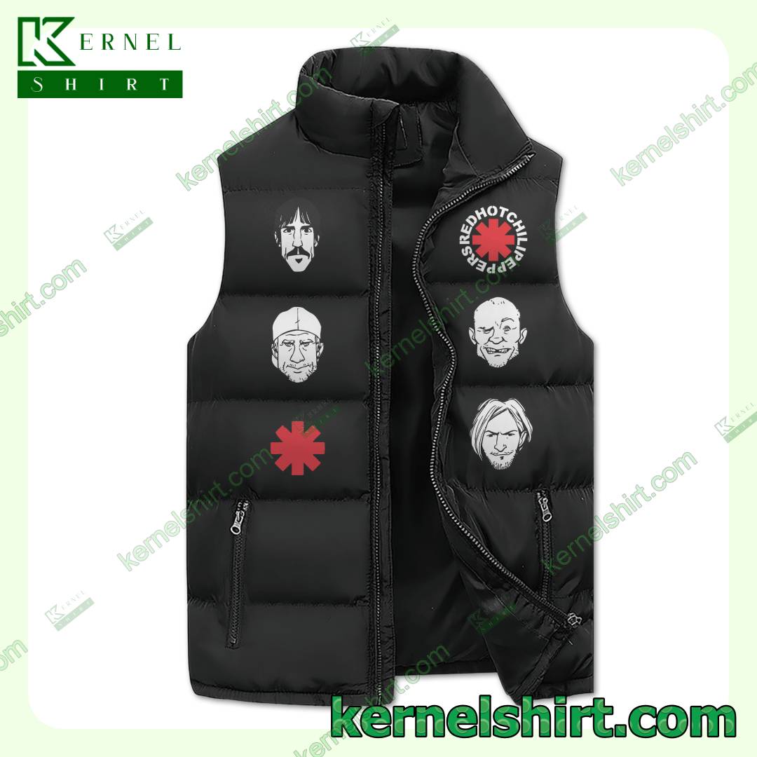 Wonderful Red Hot Chilli Peppers With The Birds I'll Share This Lonely View Men's Puffer Vest
