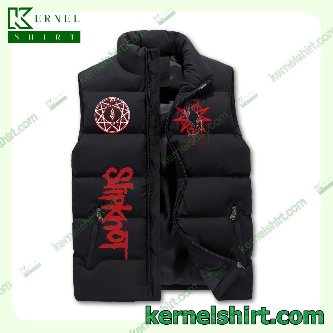 Slipknot I Fight For The Ones Who Can't Fight Winter Puffer Vest a