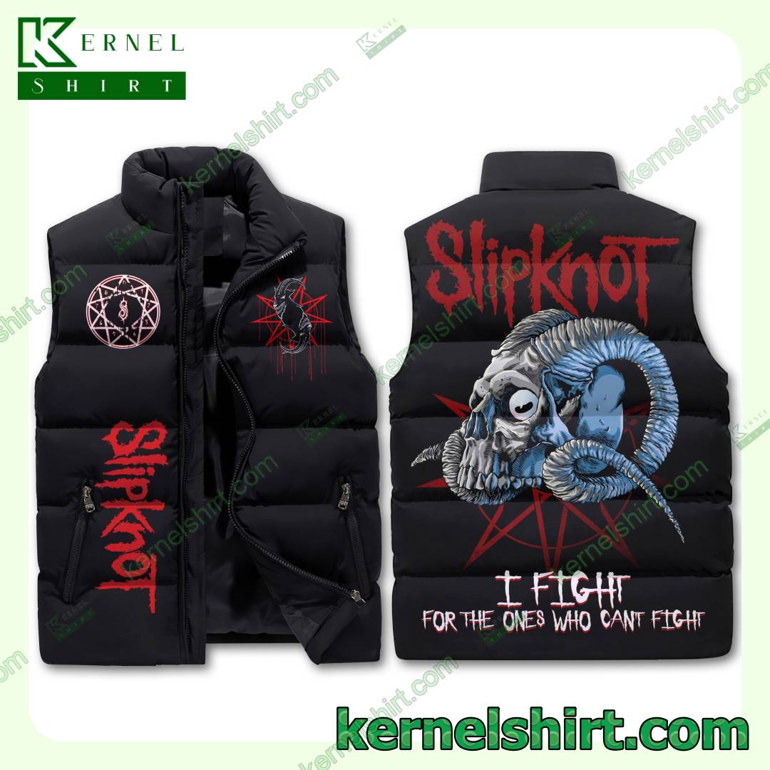 Slipknot I Fight For The Ones Who Can't Fight Winter Puffer Vest
