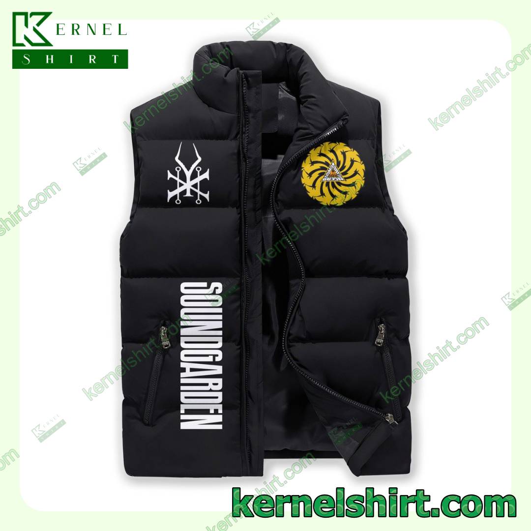 Where To Buy Soundgarden We're Driving Flesh And Blood Men's Puffer Vest