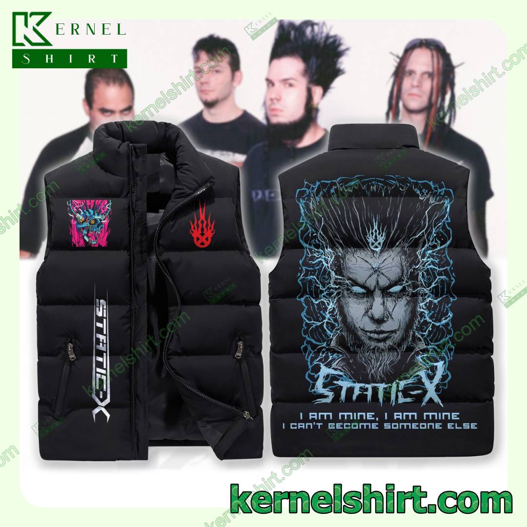Static-x I Am Mine I Am Mine I Can't Become Someone Else Winter Puffer Vest