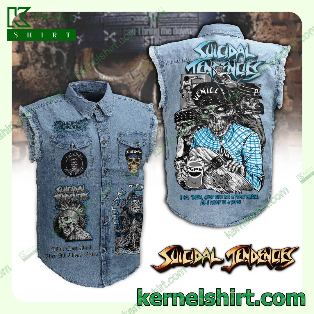 Suicidal Tendencies Still Cyco Punk After All These Years Men’s Punk Vests