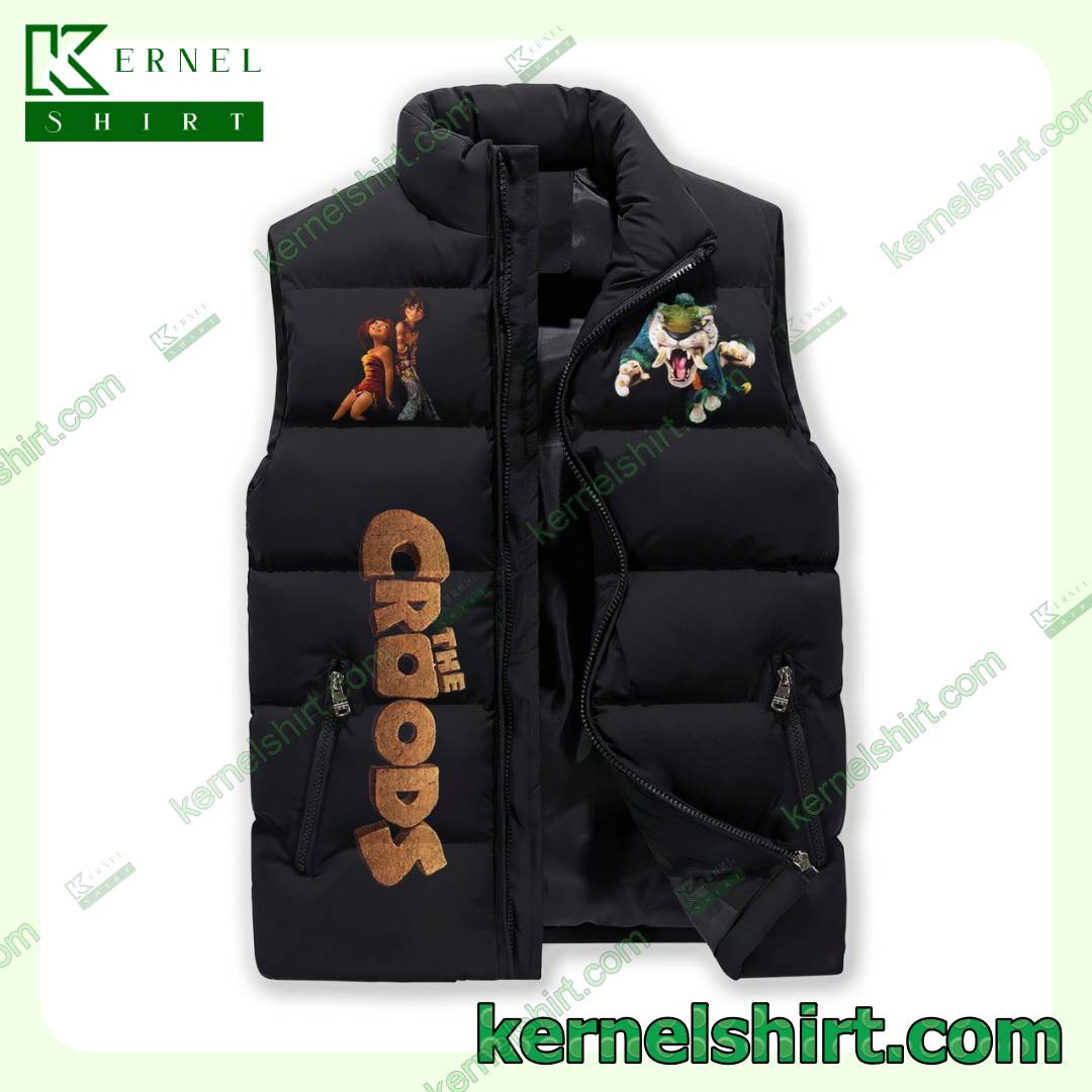 Free Ship The Croods Follow The Light And You'll Find Tomorrow Men's Puffer Vest