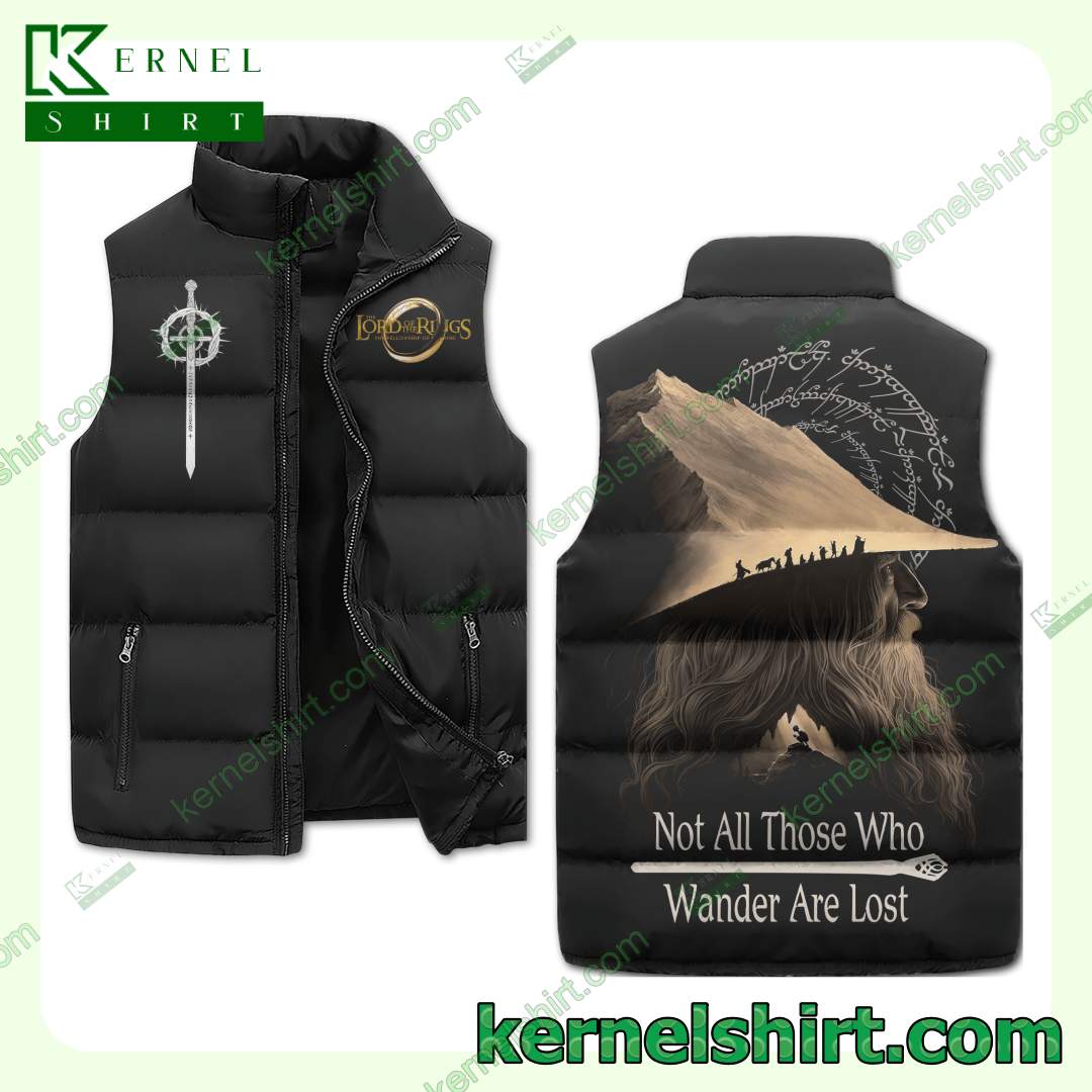 The Lord Of The Rings Not All Those Who Wander Are Lost Winter Thick Vest
