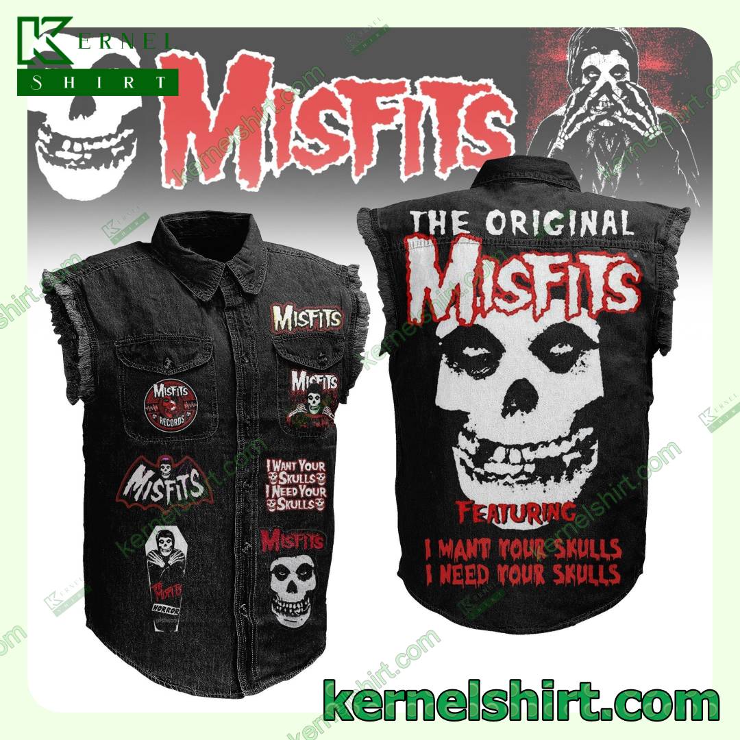 The Original Misfits Featuring I Want Your Skulls Men’s Punk Vests