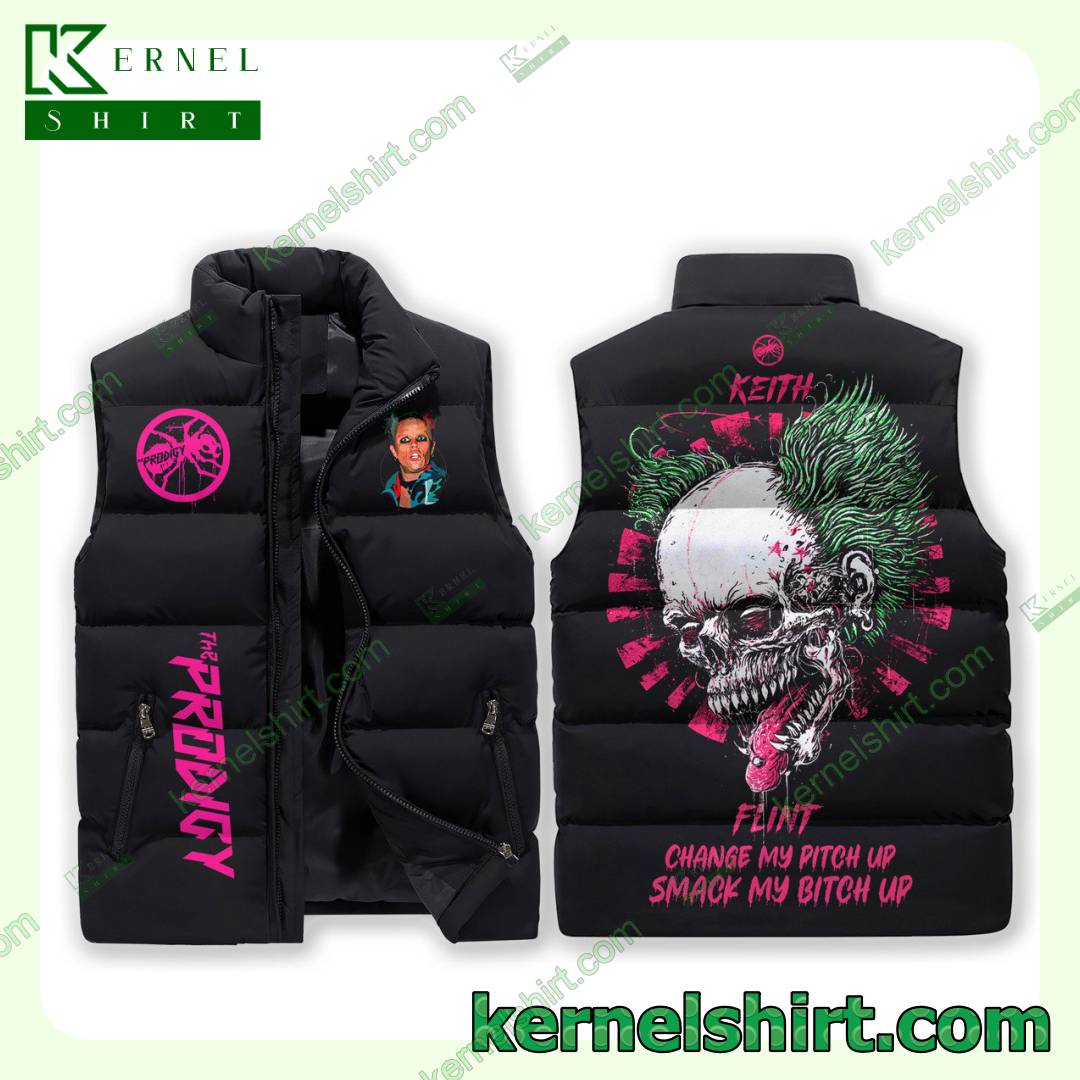 The Prodigy Keith Flint Winter Puffer Vest a