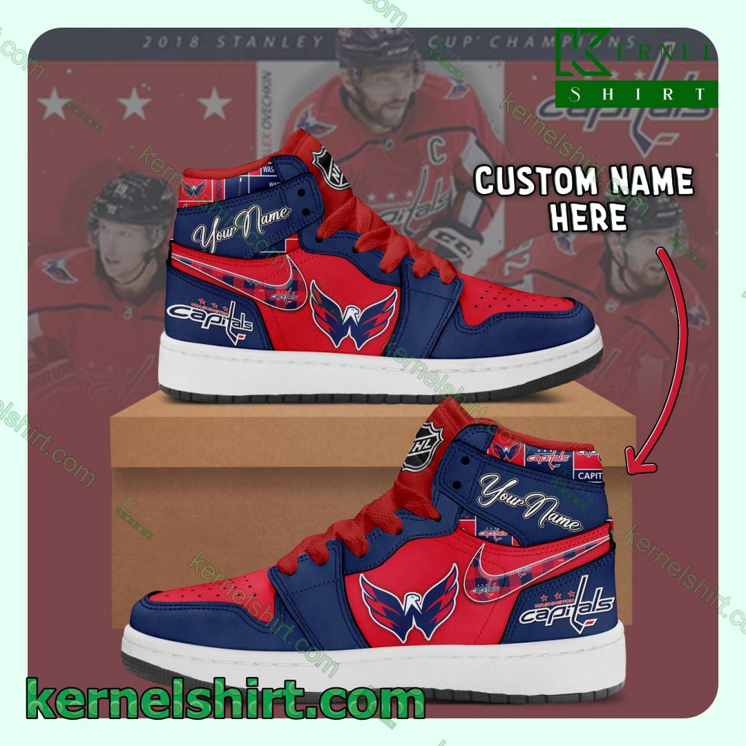 Washington Capitals Jordan 1 Retro High Men's Shoes