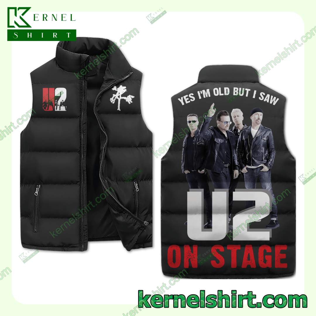 Yes I'm Old But I Saw U2 On Stage Winter Thick Vest